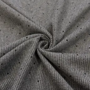 Látka na kostým PIED DE POULE BRUSHED Studs