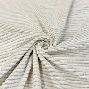 Zamat VELVET LUREX Stripe off white