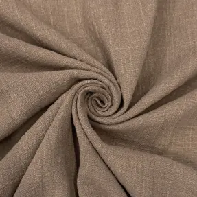 Bavlnená látka SLUB WASHED taupe