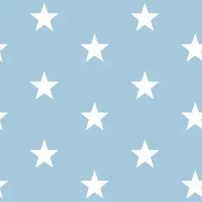 Bavlnená látka Stars light blue