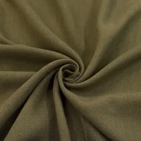 Viskóza s ľanom WASHED olive