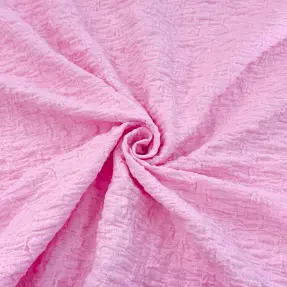 Bavlnená látka SMOGGED EMBROIDERY light pink