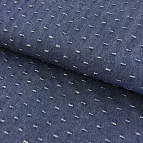 JEANS DENIM 6 OZ Small Holes blue