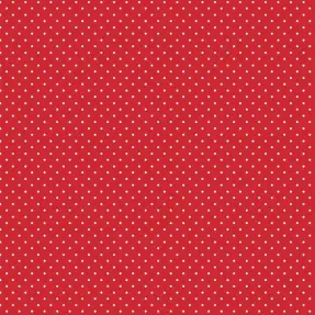 Bavlnená látka Petit dots red