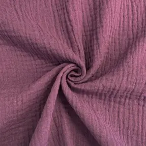 Dvojitá gázovina/mušelín purple