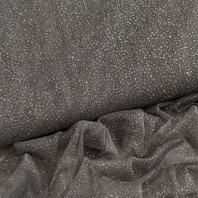 Tyl na TUTU ROYAL SPARKLE dark grey silver