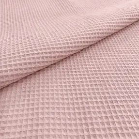 Bavlna s vaflovou väzbou bleached rose
