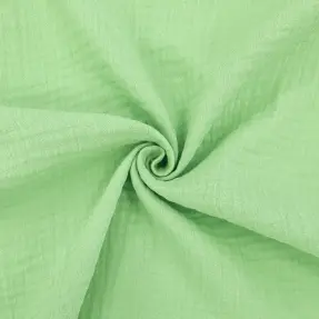 Dvojitá gázovina/mušelín light lime