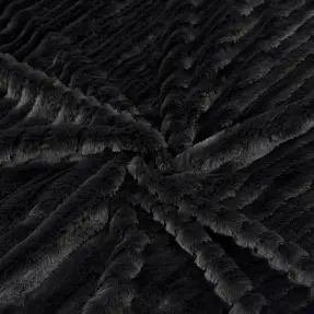 Umelá kožušina Stripes anthracite