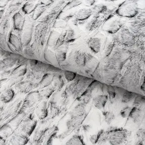 Umelá kožušina Animal skin black
